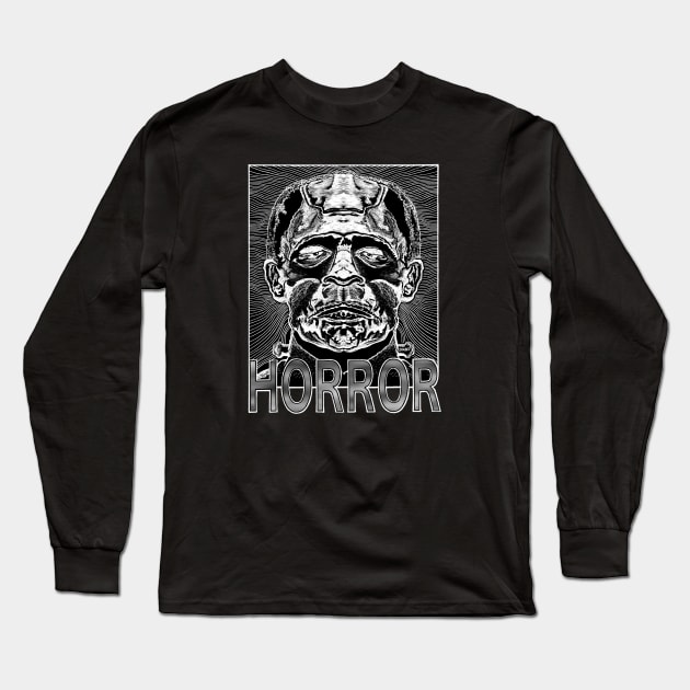 Franken Gangster Long Sleeve T-Shirt by SvanO Design